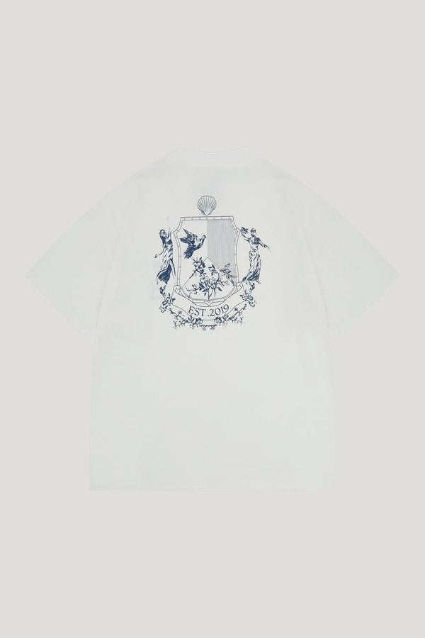 L.a-S Varsity Oversized T-Shirt — model front