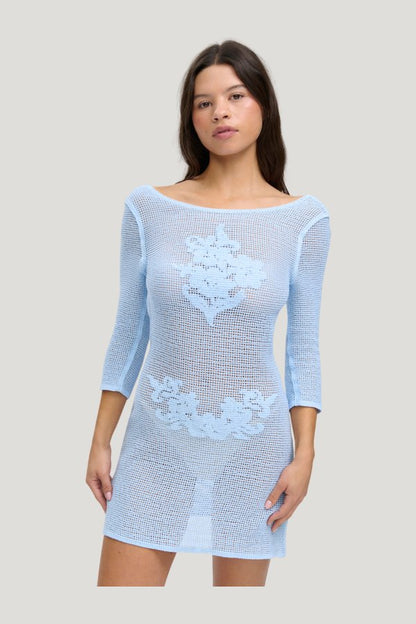 Le Jardin Crochet Mini Dress — carry 3