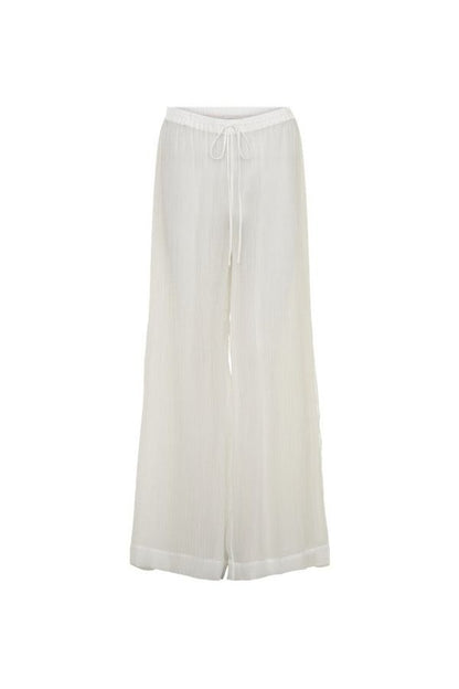 Leilani Sheer Drawstring Wide Leg Pants — packshot