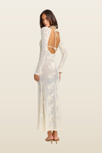 Lola Maxi Dress — model back