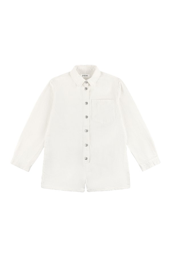 Long Sleeve Denim Romper — packshot