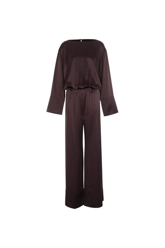 Long Sleeve Silk Jumpsuit — packshot