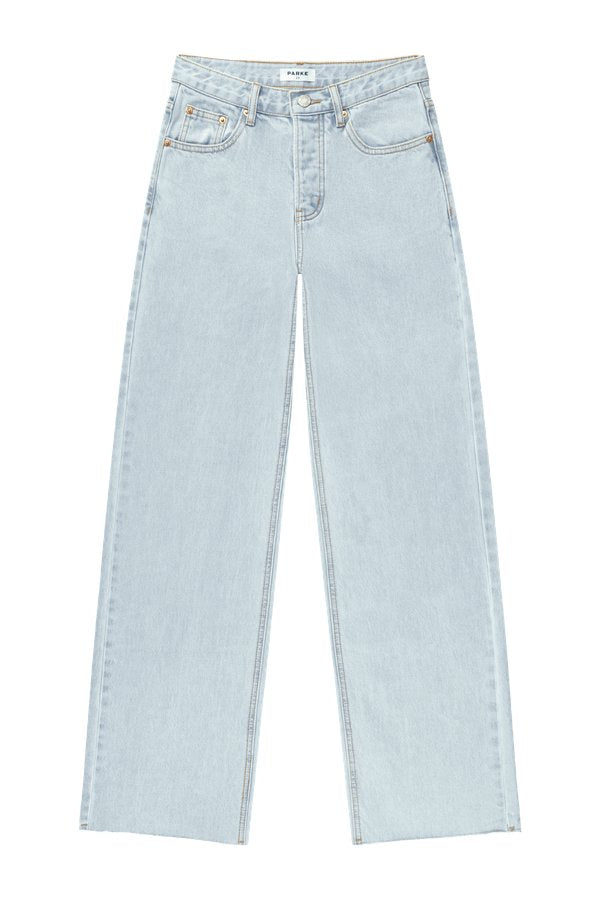 Low Rise Baggy Jeans - Light Wash — packshot