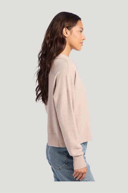 Luxe Knit Polo Sweater | Doe — carry 3