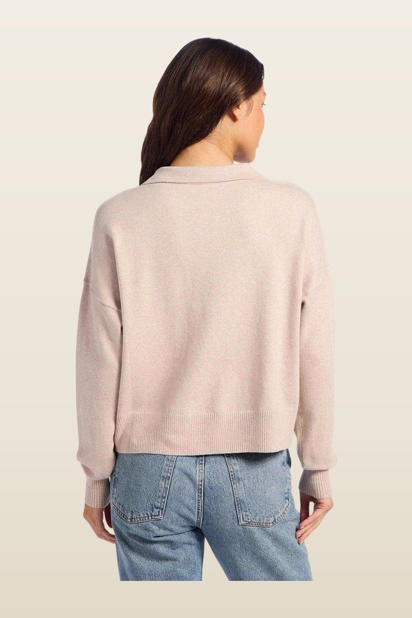 Luxe Knit Polo Sweater | Doe — carry 4