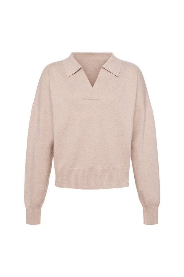 Luxe Knit Polo Sweater | Doe — packshot