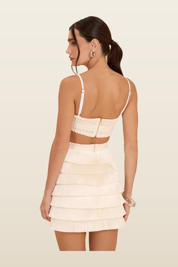 Lya Fringe Mini Dress — carry 4