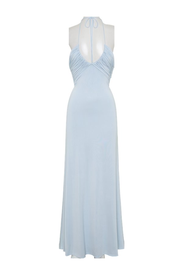 Maely Gathered Slinky Maxi Dress — packshot