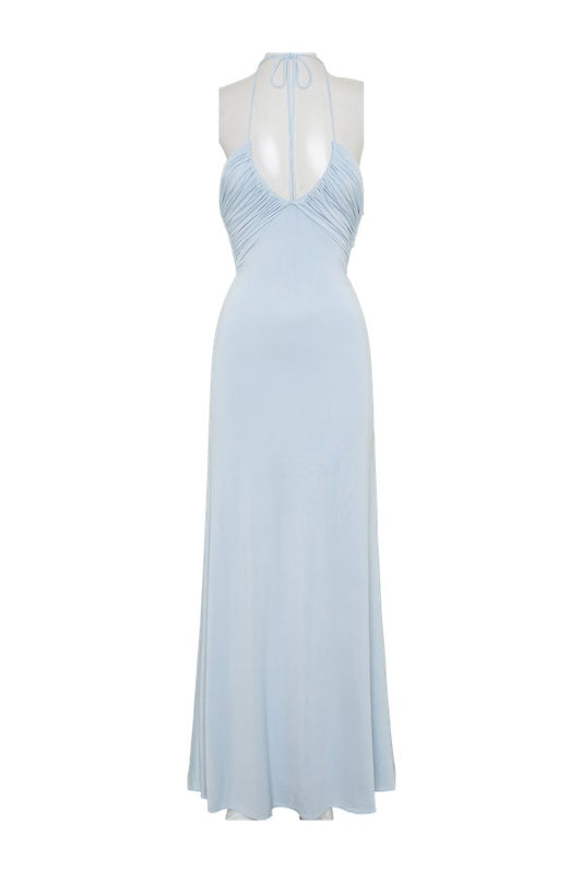 Maely Gathered Slinky Maxi Dress — packshot