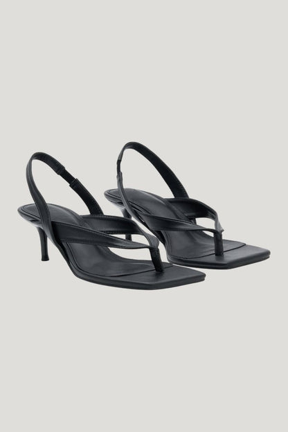 Mai Sling Back Thong Heel — model front