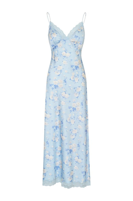 Manuela Heirloom Print Maxi Slip Dress — packshot