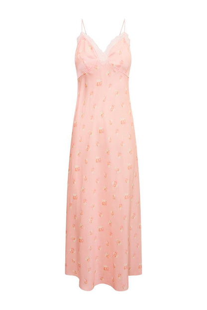 Peach Pom Pom Manuela Maxi Dress — packshot