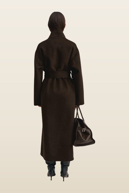 Mara Doublé Coat, — model back