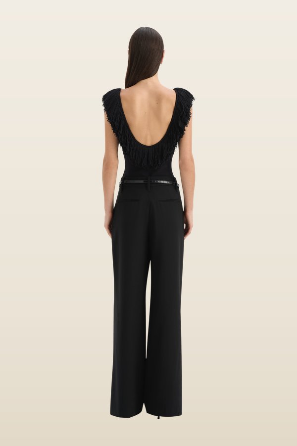 Marcelline Fringe Bodysuit — carry 4