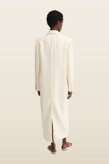 Margot Long Tailored Blazer, vanilla — carry 4