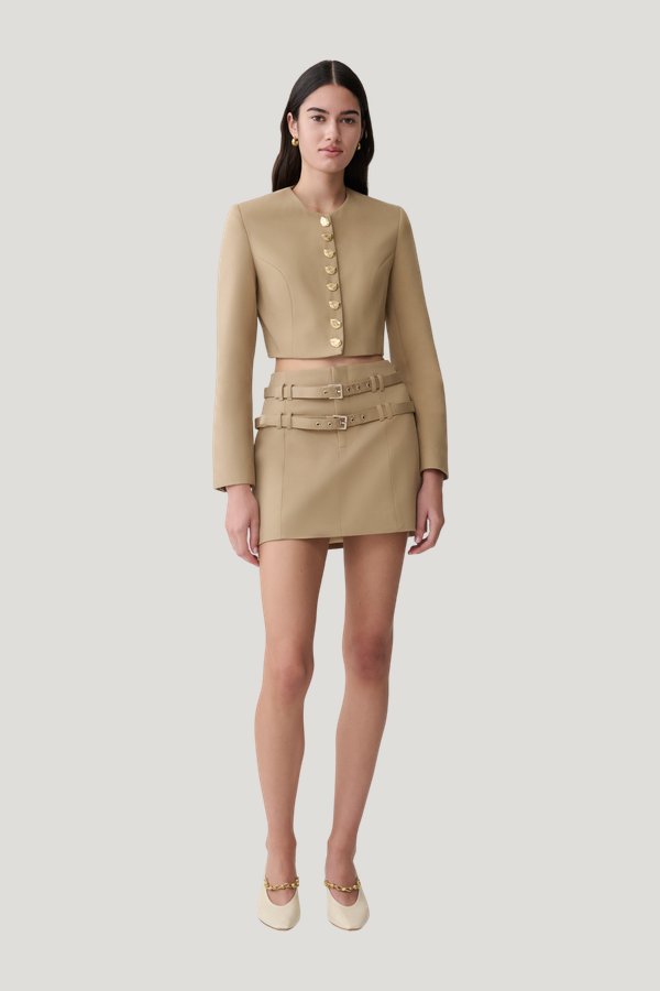Marielle Button Up Cropped Jacket — carry 2