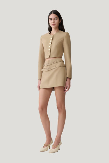 Marielle Button Up Cropped Jacket — carry 3