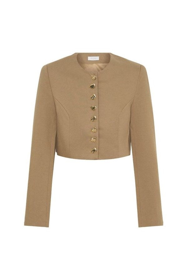 Marielle Button Up Cropped Jacket — packshot