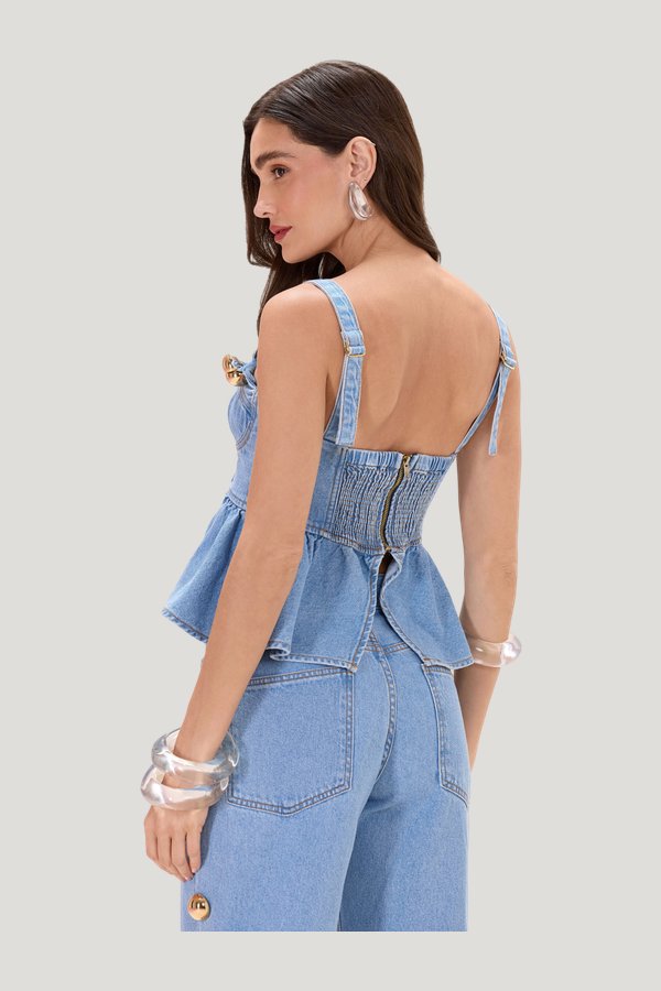 Marina Denim Top — carry 3