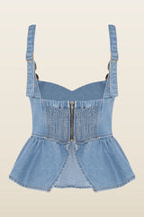 Marina Denim Top — carry 4