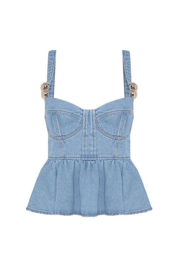 Marina Denim Top — packshot