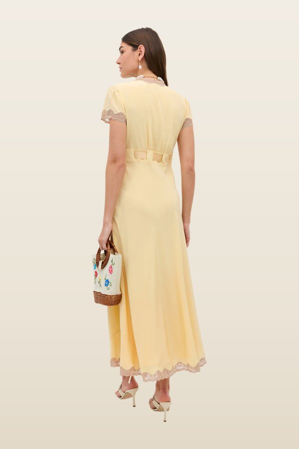 marlice dress butter — model back