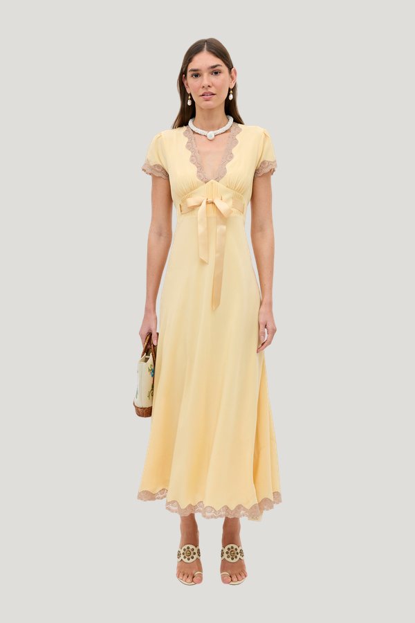 marlice dress butter — model front