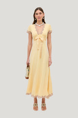 marlice dress butter — model front