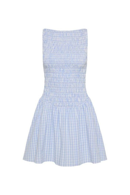 Martina Mini Dress Paloma Check — packshot