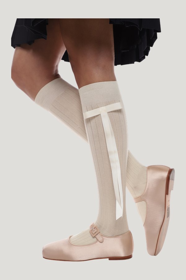 Mary Jane Pointe In Ballet Satin — extra