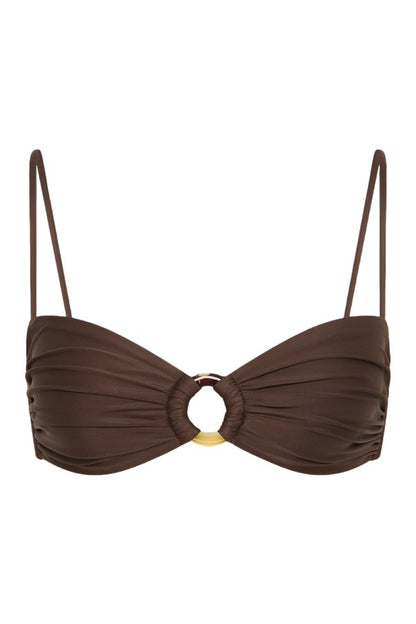 Maya Bikini Top Cedar — packshot