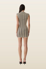Meggie Striped Sleeveless Mini Dress — carry 4