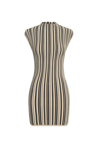 Meggie Striped Sleeveless Mini Dress — packshot