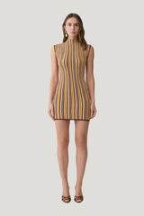 Meggie Striped Sleeveless Mini Dress — carry 2