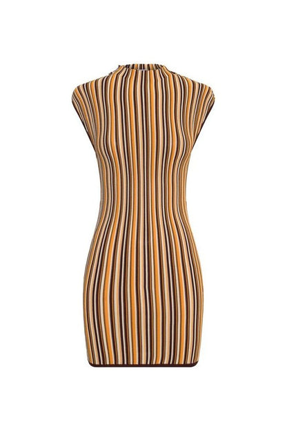 Meggie Striped Sleeveless Mini Dress — packshot