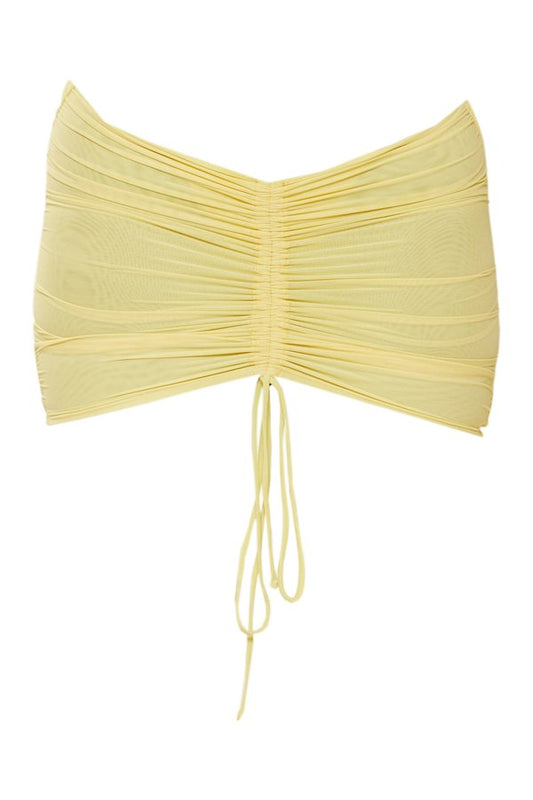Mesh Ruched Coverup Skirt — packshot