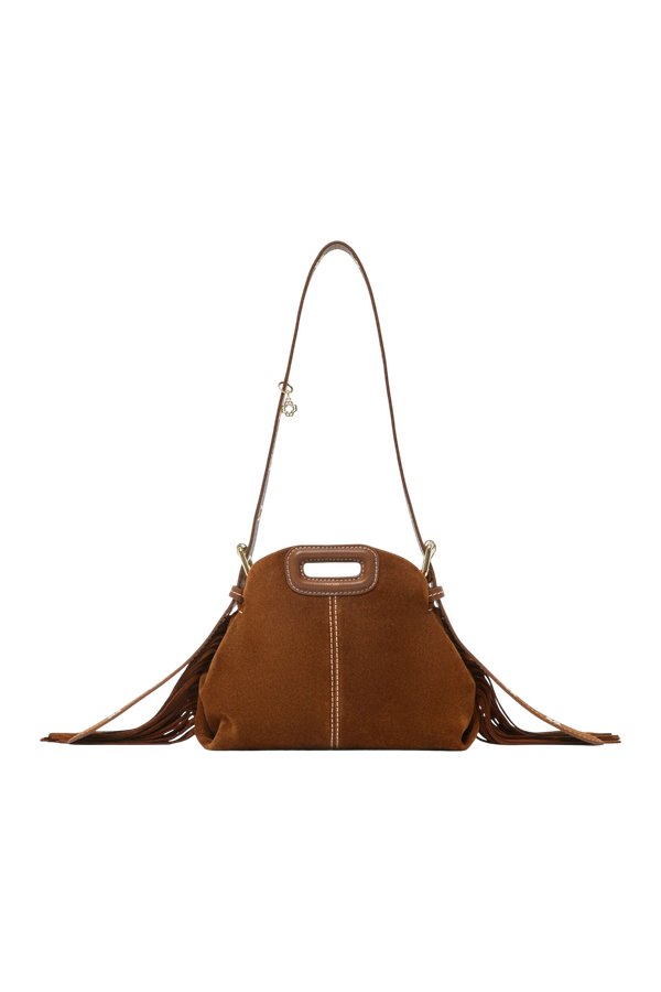 Topstitched suede Miss M Mini bag — packshot