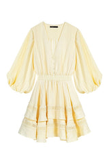 Short ruffled dress — packshot