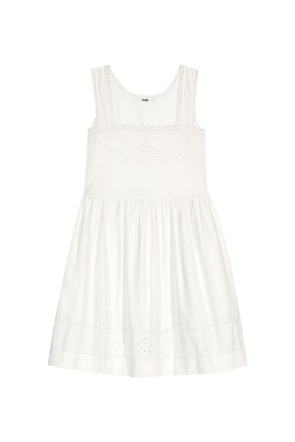 Short dress with lace trim — packshot