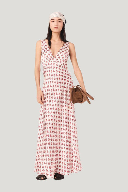 Patterned silk dress — carry 2