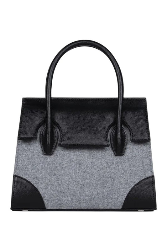 Micro Daphne In Grey Wool — packshot