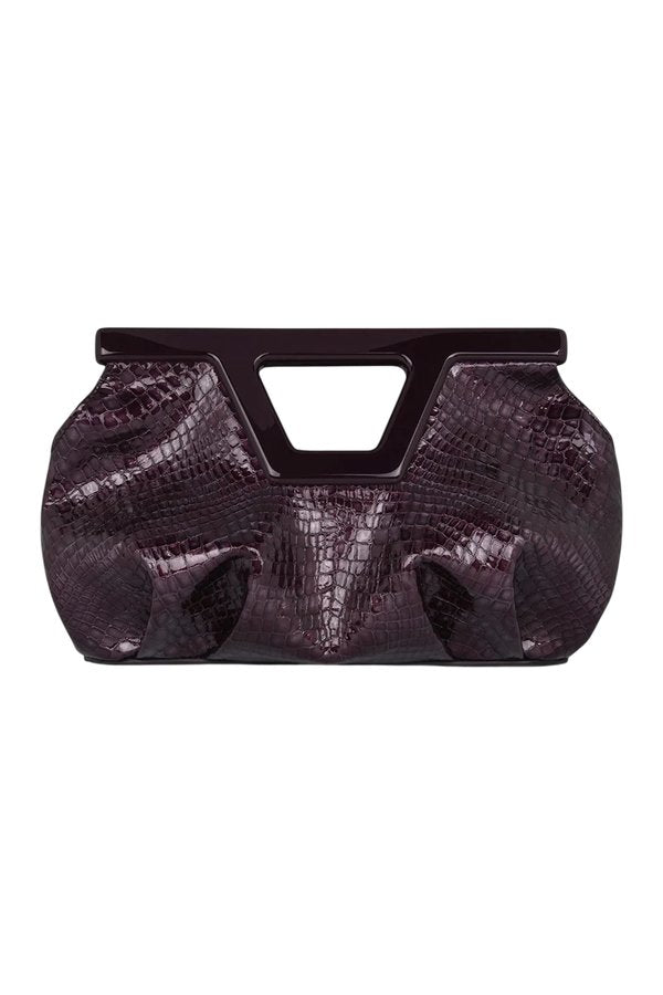 Micro Georgia In Purple Croc-Effect — packshot