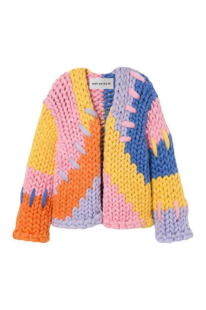 Midi Colourful Colossal Knit Cardigan — packshot