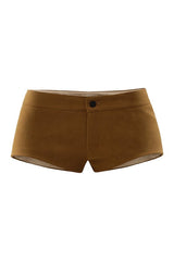 Mini Mini shorts in Earth Suede — packshot