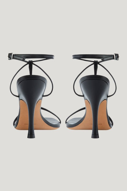 Mixer Sandal in Black Leather — extra