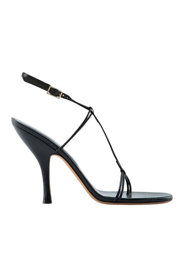 Mixer Sandal in Black Leather — packshot