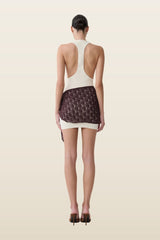 Mollie Mini Dress With Crochet Overlay — carry 4