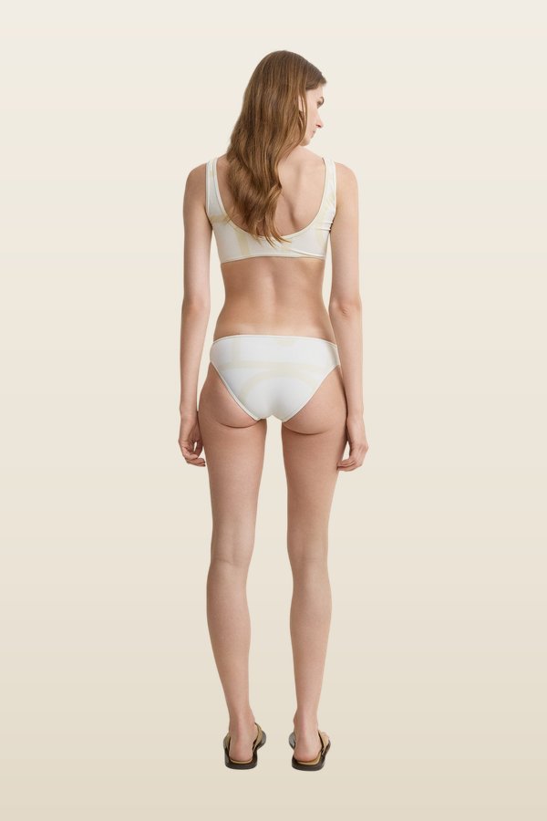 Monogram bikini bottoms — model back