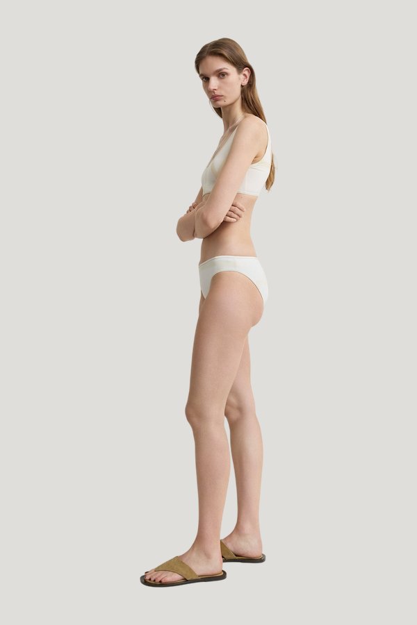 Monogram bikini bottoms — model side