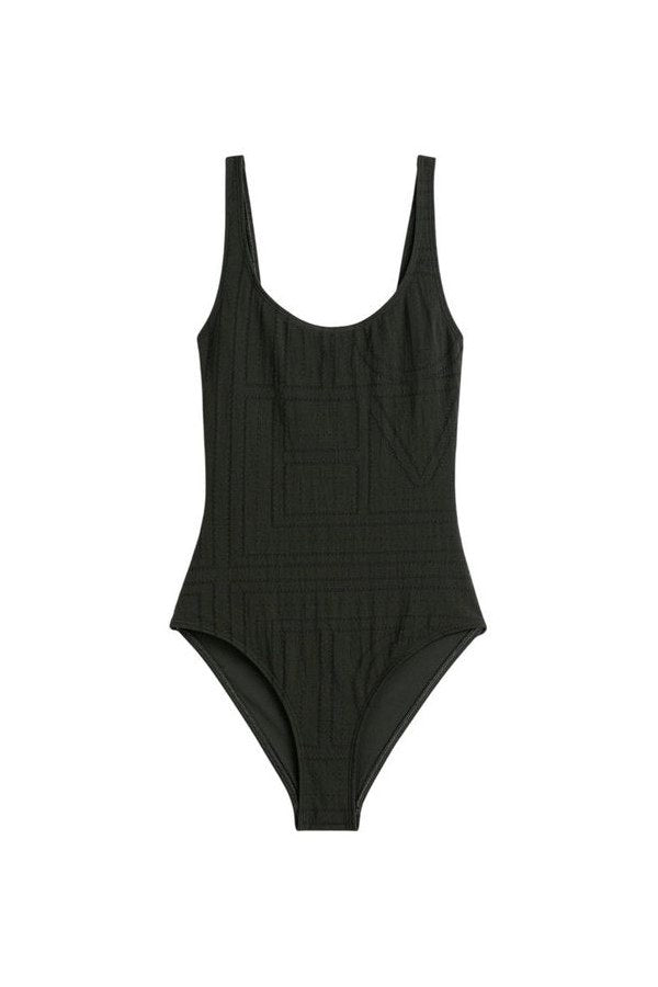 Monogram pointelle swimsuit — packshot